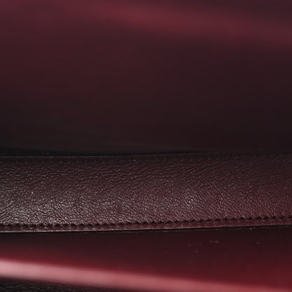 Saint Laurent Grain de Poudre Mini Classic Monogram Cassandra Top Handle Black Rouge Legion 5 of 12
