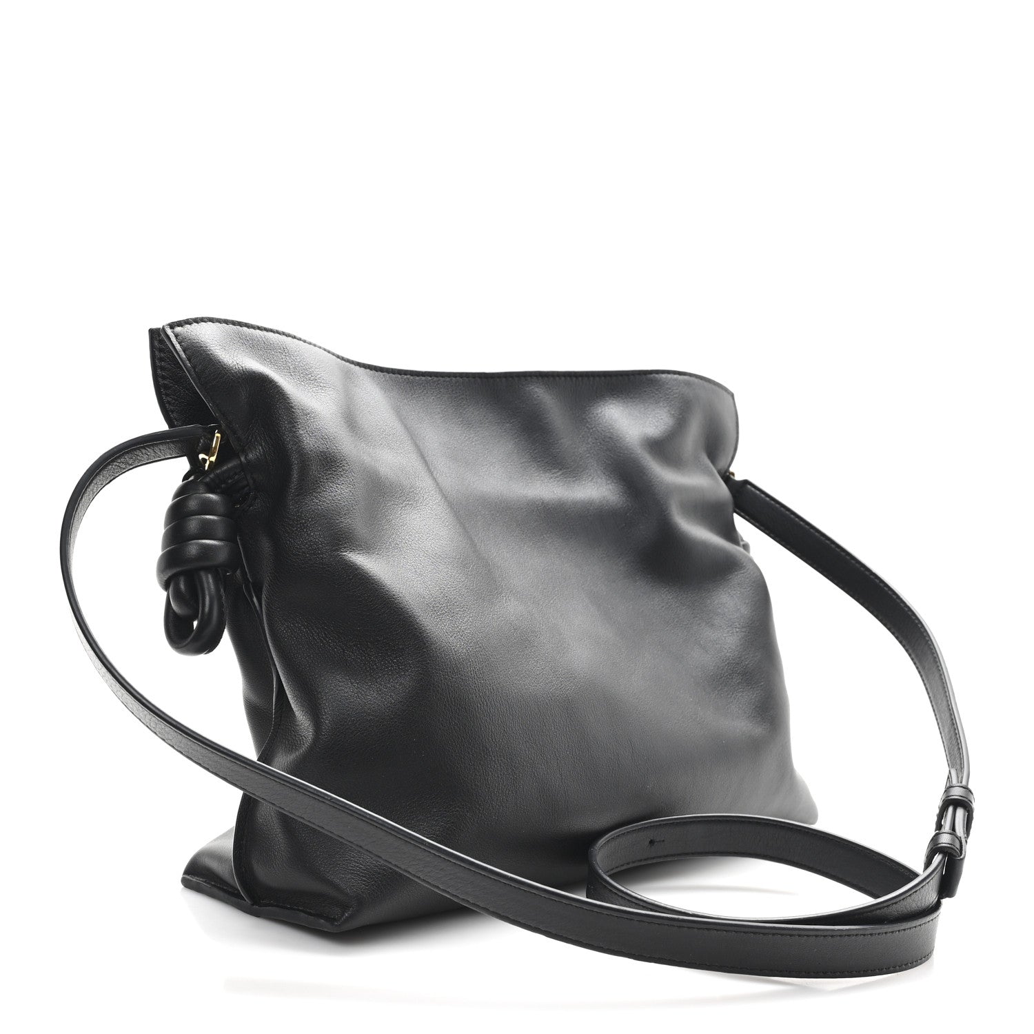 Loewe Nappa Flamenco Knot Clutch Black 3 of 9