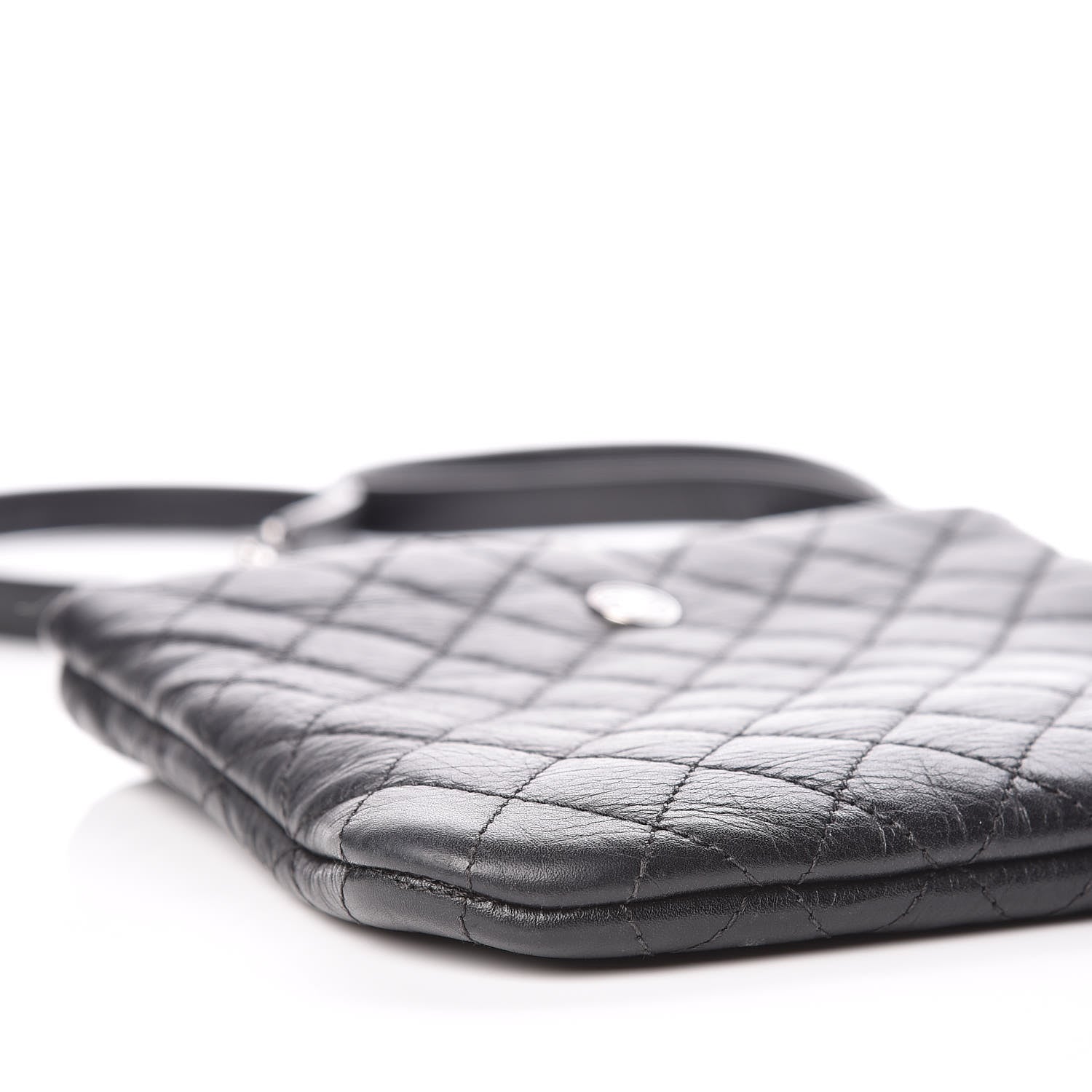 Chanel Lambskin Quilted Crossbody Bag Black 5 of 12