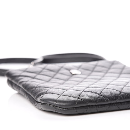 Chanel Lambskin Quilted Crossbody Bag Black 5 of 12