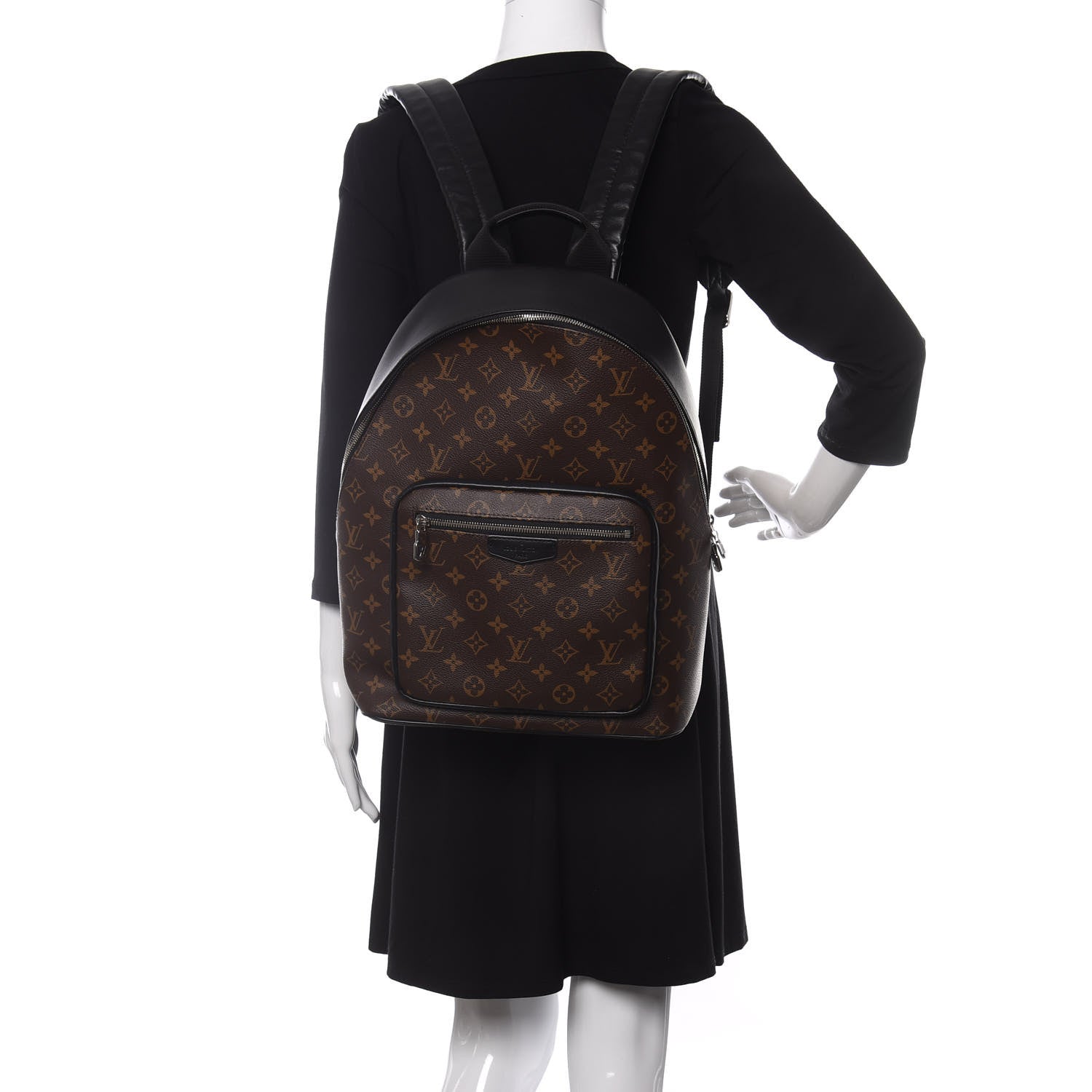 Louis Vuitton Monogram Macassar Josh Backpack 2 of 9