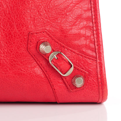 Balenciaga Agneau Giant 12 Silver Hardware City Coquelicot 10 of 13