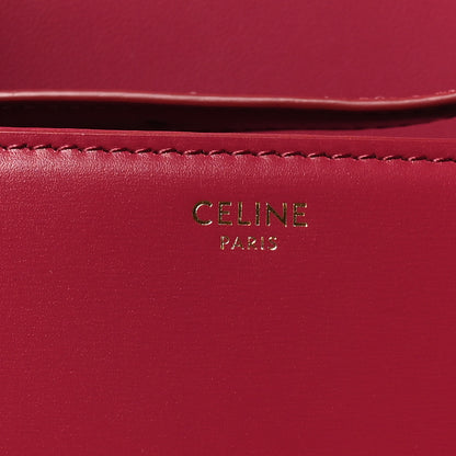 Celine Shiny Calfskin Teen Triomphe Carmin 5 of 9