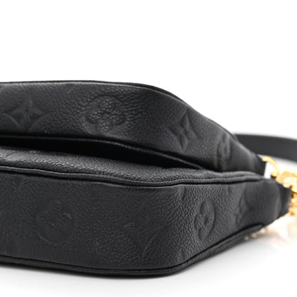 Louis Vuitton Empreinte Monogram Giant Multi Pochette Accessories Black 10 of 10