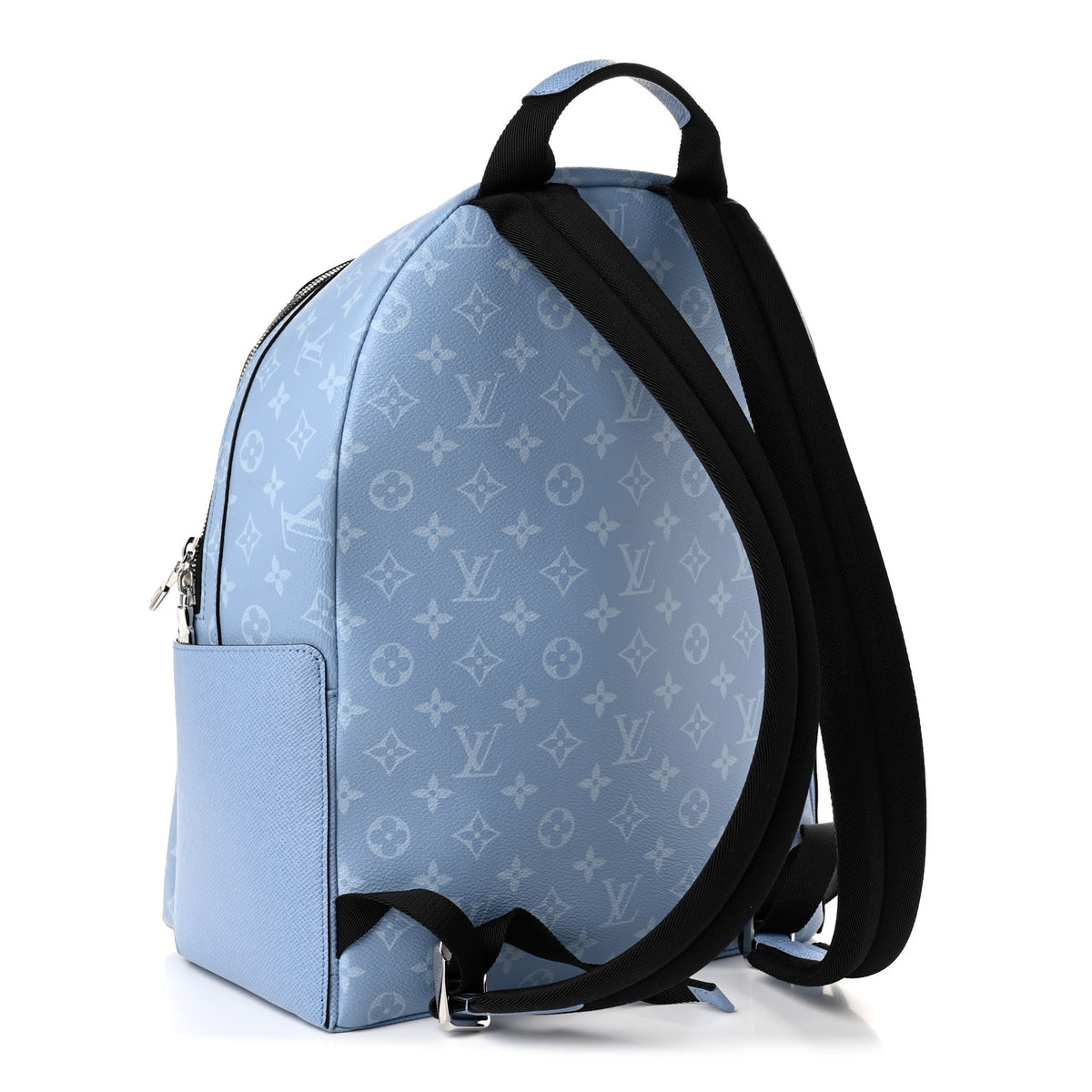 Taiga Monogram Discovery Backpack PM Blue Lagoon