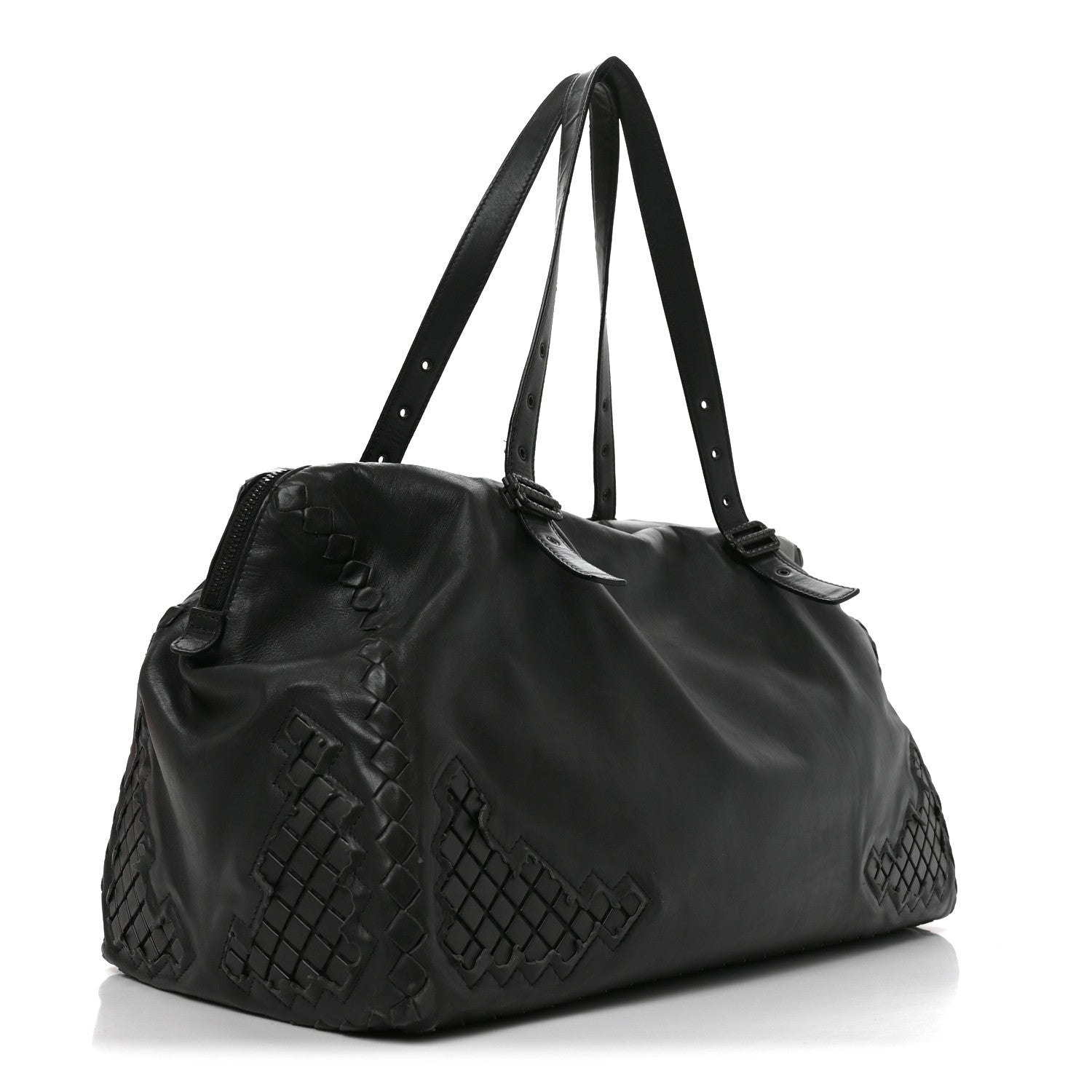 Bottega Veneta Nappa Intrecciato Montaigne Rings Bag Grey 3 of 11