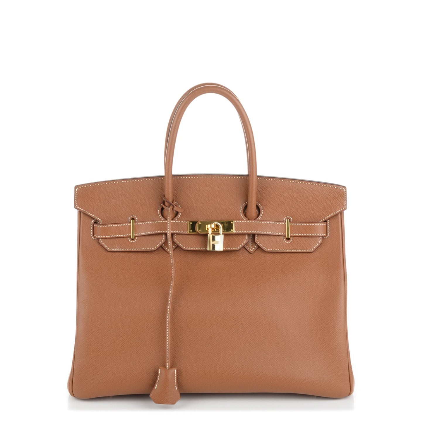Epsom Birkin 35 Gold