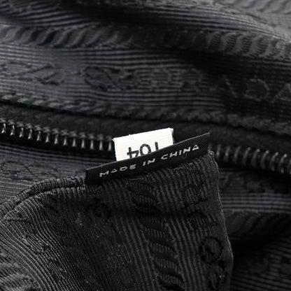 Prada Tessuto Nylon Saffiano Vela Backpack Black 7 of 12