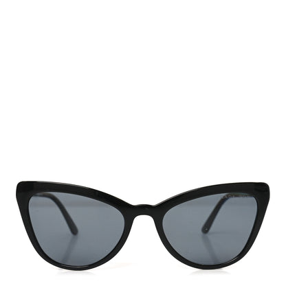 Prada Acetate Cat Eye Sunglasses SPR 01V Black 2 of 7