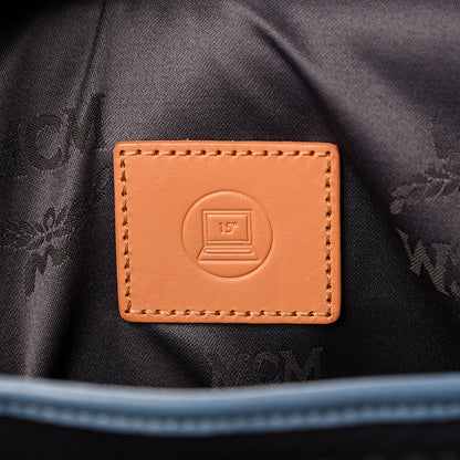 MCM Visetos Medium Stark Backpack Light Blue 5 of 12