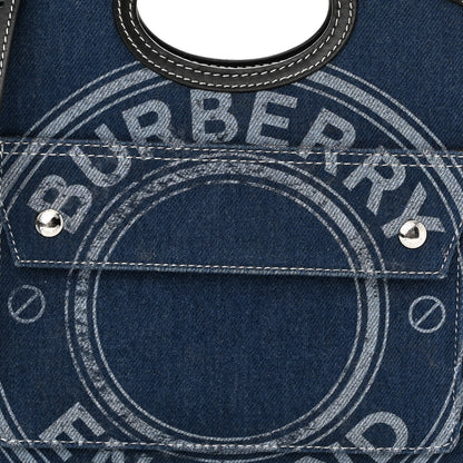 Burberry Denim Smooth Calfskin Mini Pocket Bag Blue 7 of 10