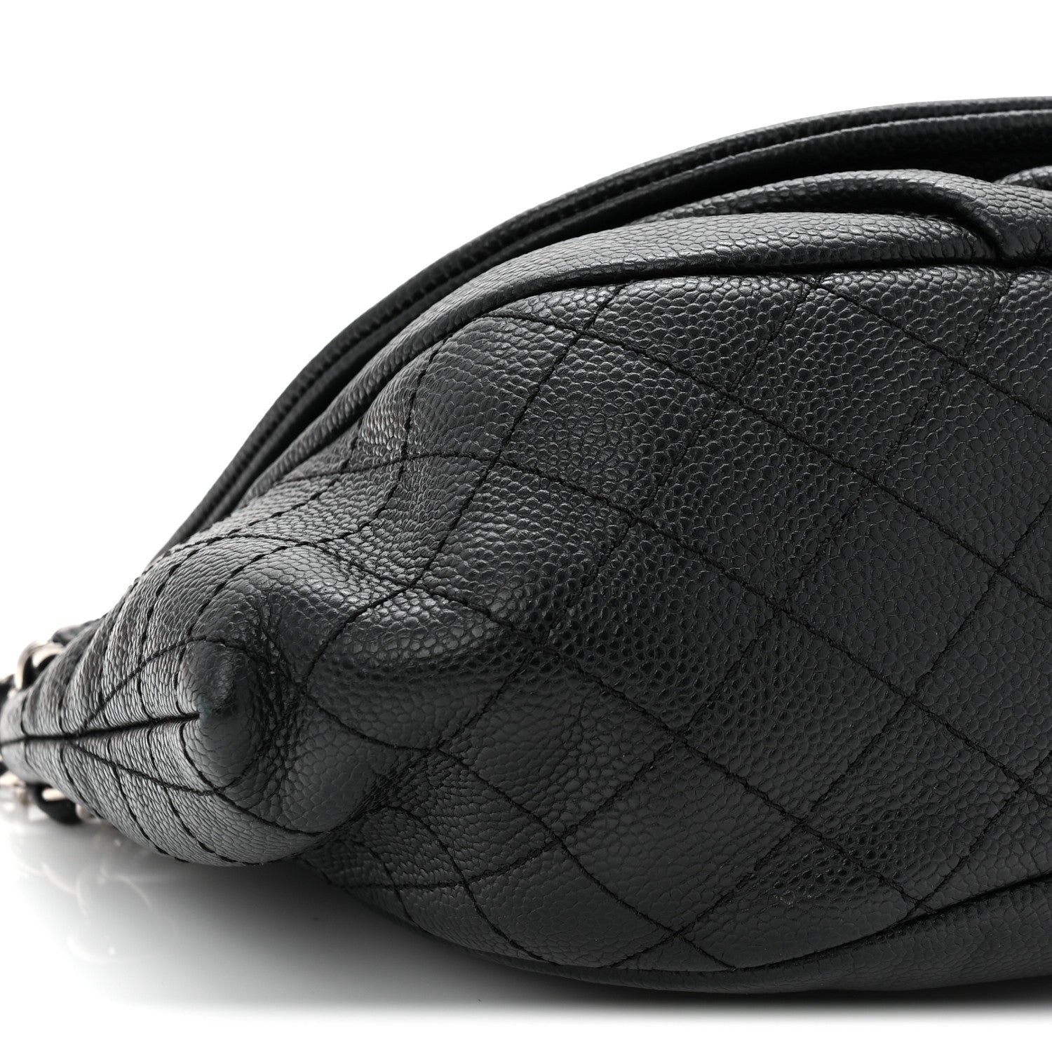 Chanel Caviar Half Moon Large Flap Black 9 of 11