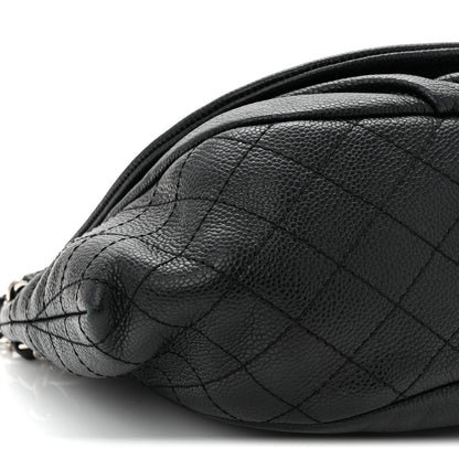 Chanel Caviar Half Moon Large Flap Black 9 of 11
