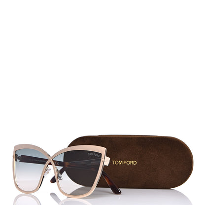Tom Ford Sandrine Sunglasses TF715 Gold Tortoise 7 of 7
