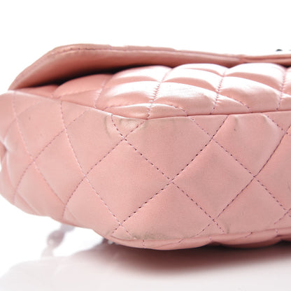 Chanel Lambskin Quilted East West Flap Pink 13 of 14