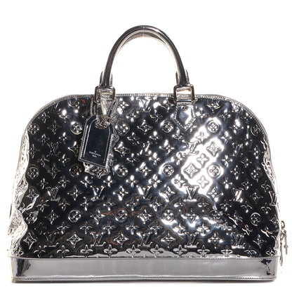 Louis Vuitton Monogram Miroir Alma GM XL Silver 1 of 8