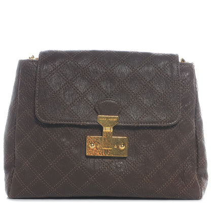 Marc Jacobs Leather Baroque XL Single Flap Brown 1 of 9