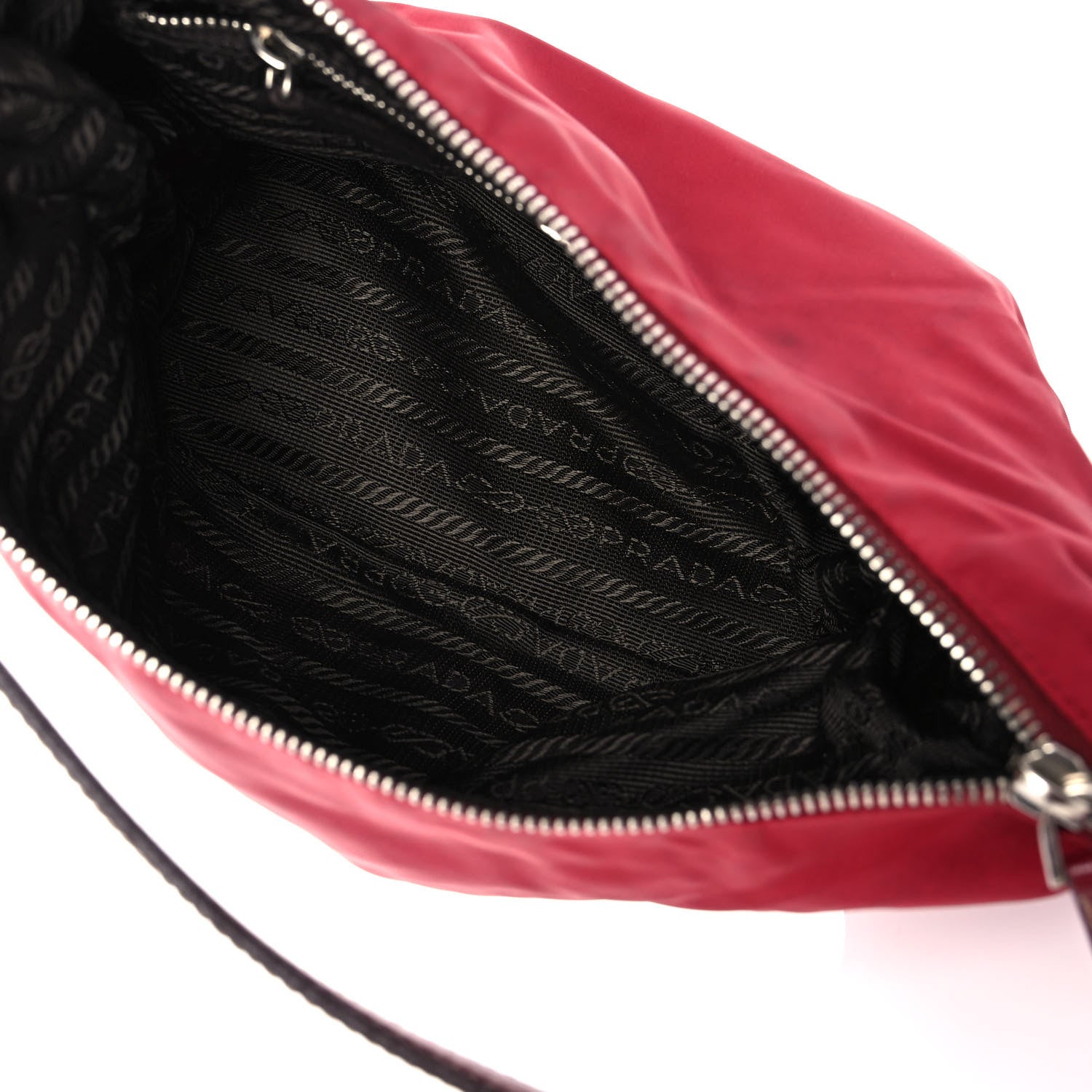Prada Tessuto Nylon Small Shoulder Bag Red 5 of 14