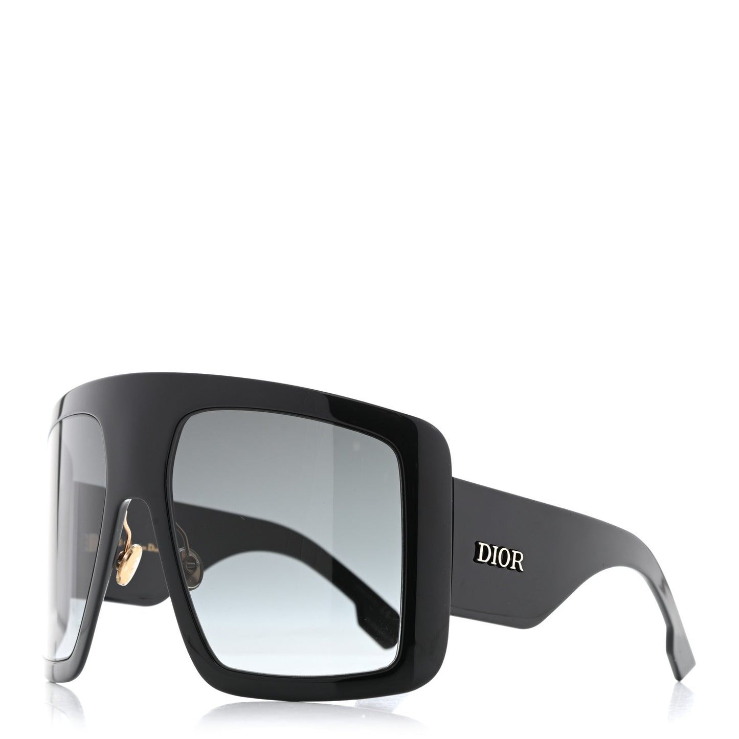 Acetate DiorSo Light 1 Shield Sunglasses Black