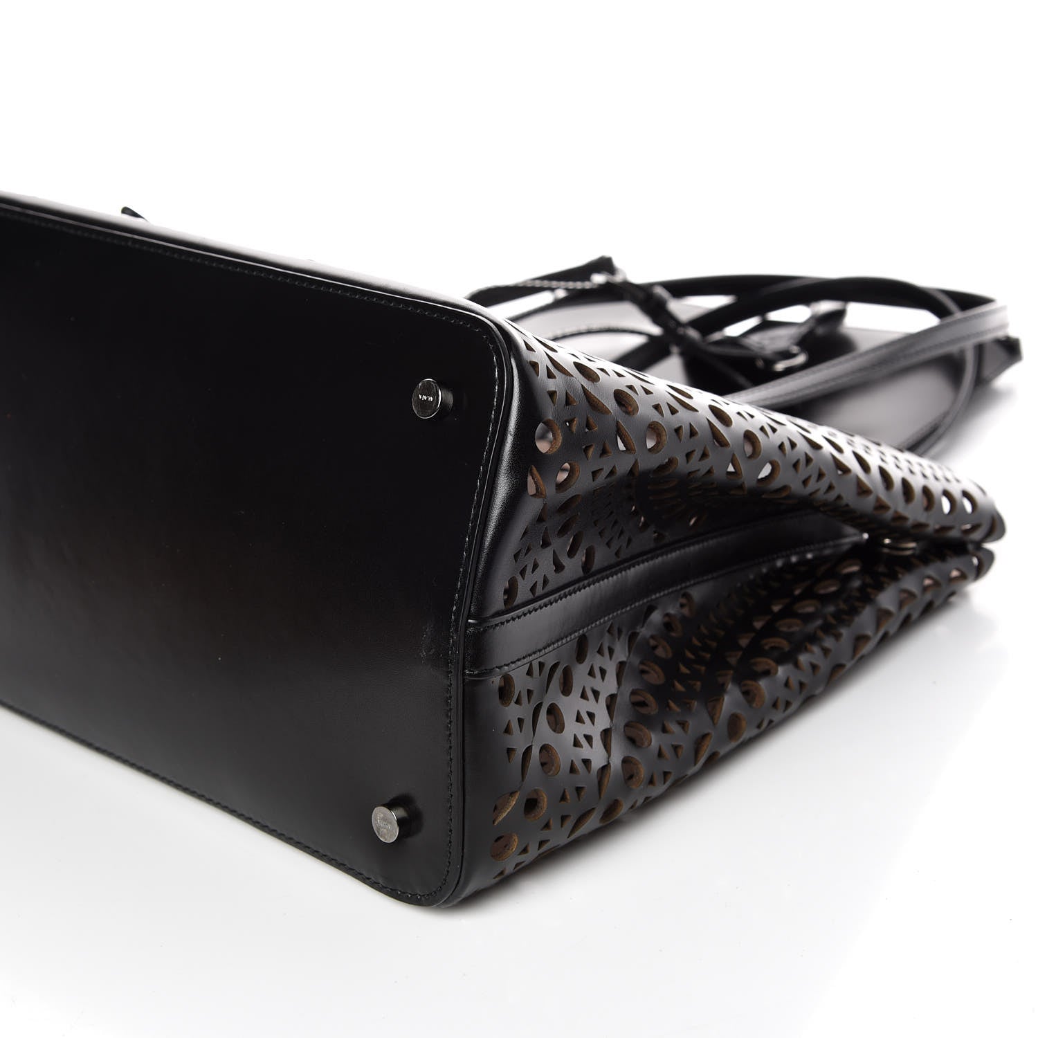 Alaia Calfskin Vienne Mina 32 Bag Nuit Noir 7 of 11