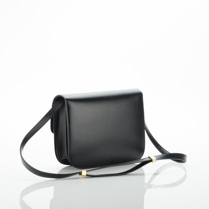 Celine Box Calfskin Medium Classic Box Flap Bag Black 3 of 7