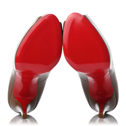 Christian Louboutin Nappa Very Prive 120 Pumps 36.5 Brown 5 of 9