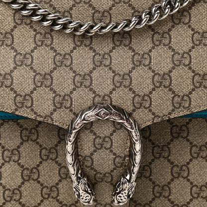 Gucci GG Supreme Monogram Medium Dionysus Shoulder Bag Blue 9 of 14