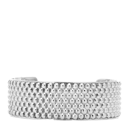 Tiffany Sterling Silver Diamond Point Wide Cuff Bracelet 1 of 4
