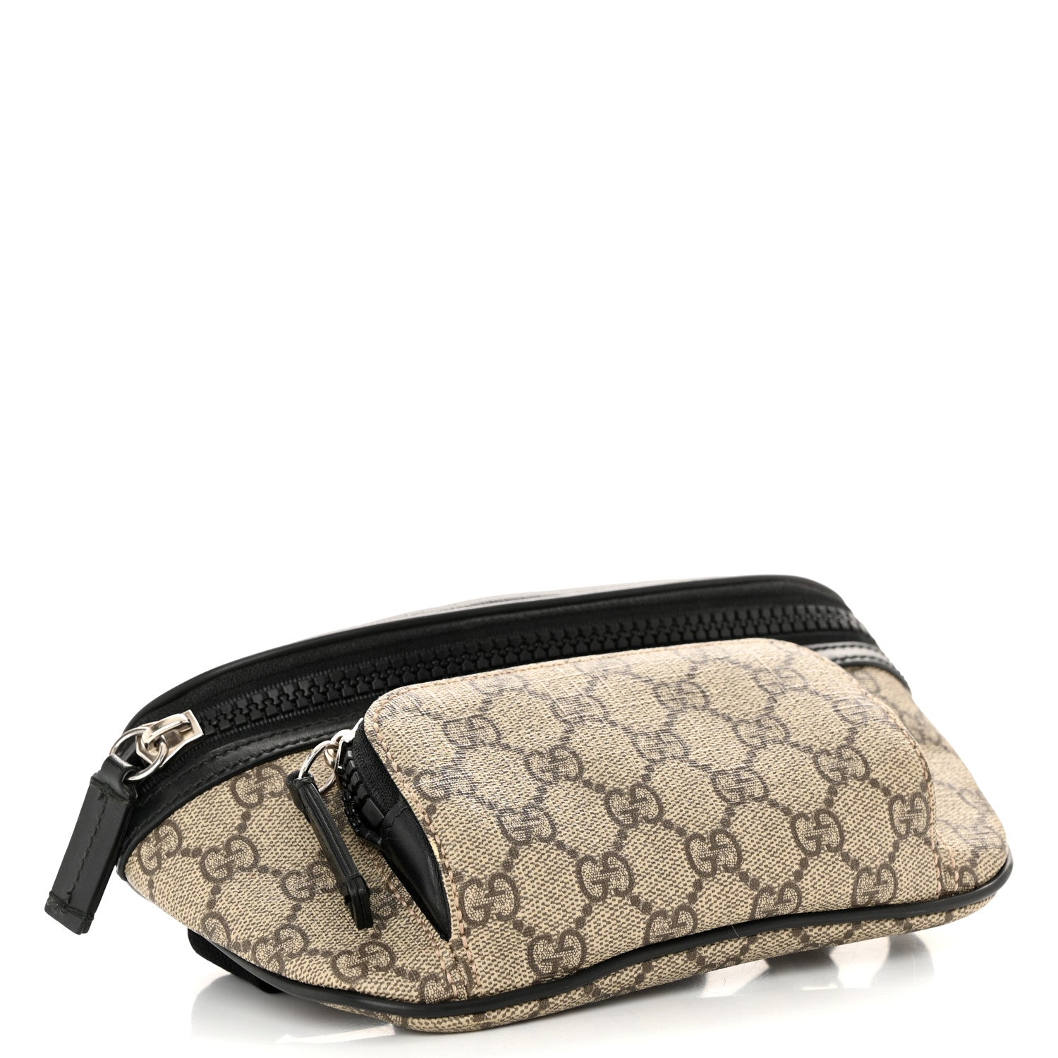 Gucci GG Supreme Monogram Belt Bag Black 4 of 10