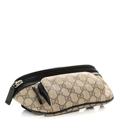 Gucci GG Supreme Monogram Belt Bag Black 4 of 10