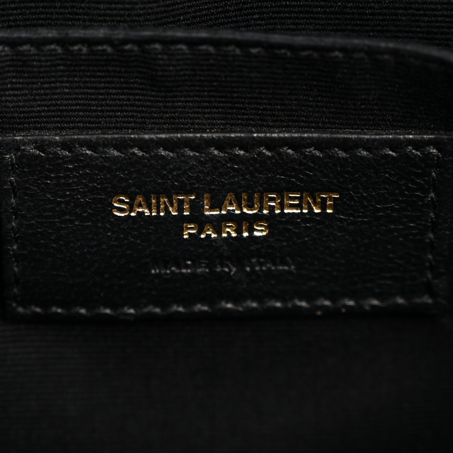 Calfskin Matelasse Monogram Lou Camera Bag Black
