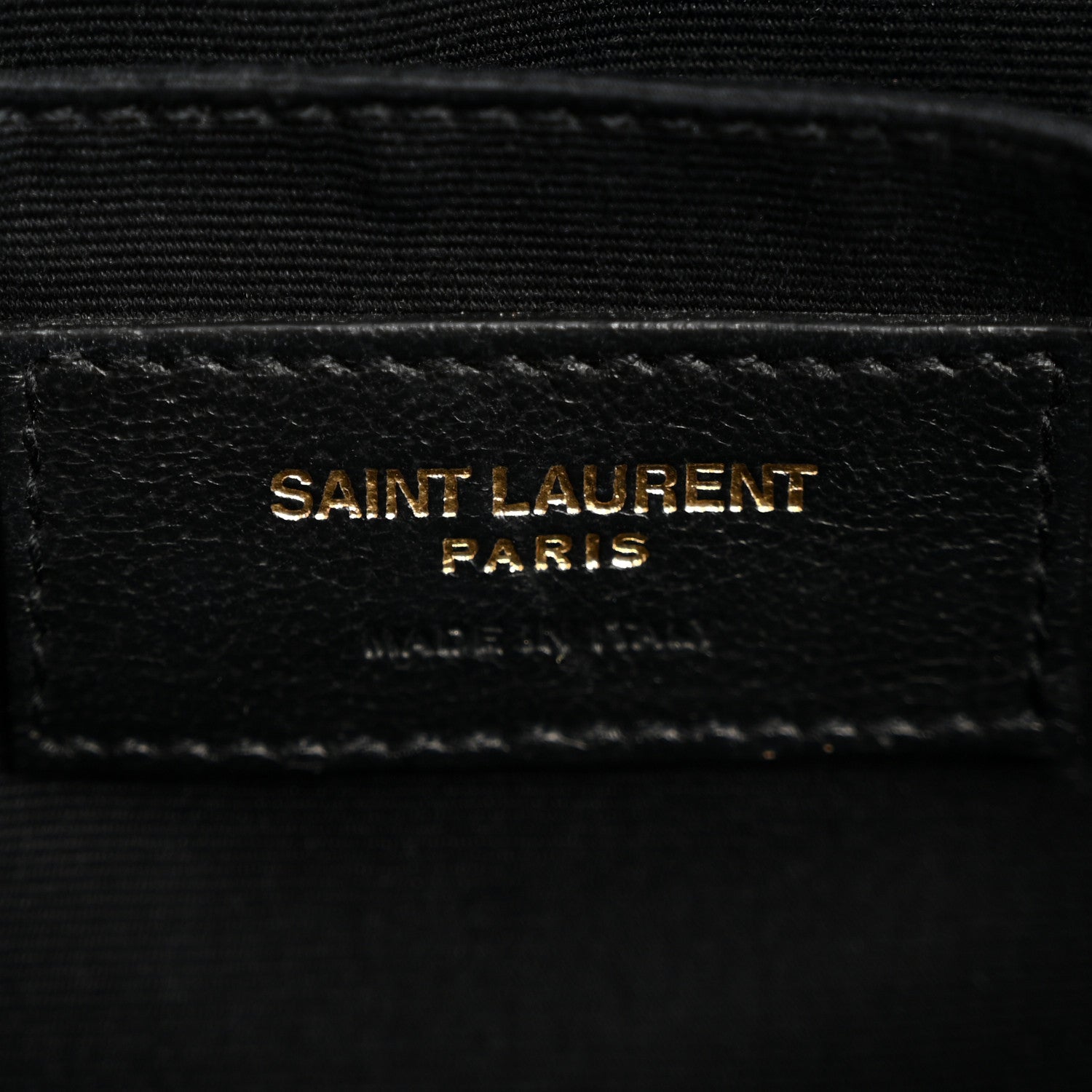 Saint Laurent Calfskin Matelasse Monogram Lou Camera Bag Black 6 of 13