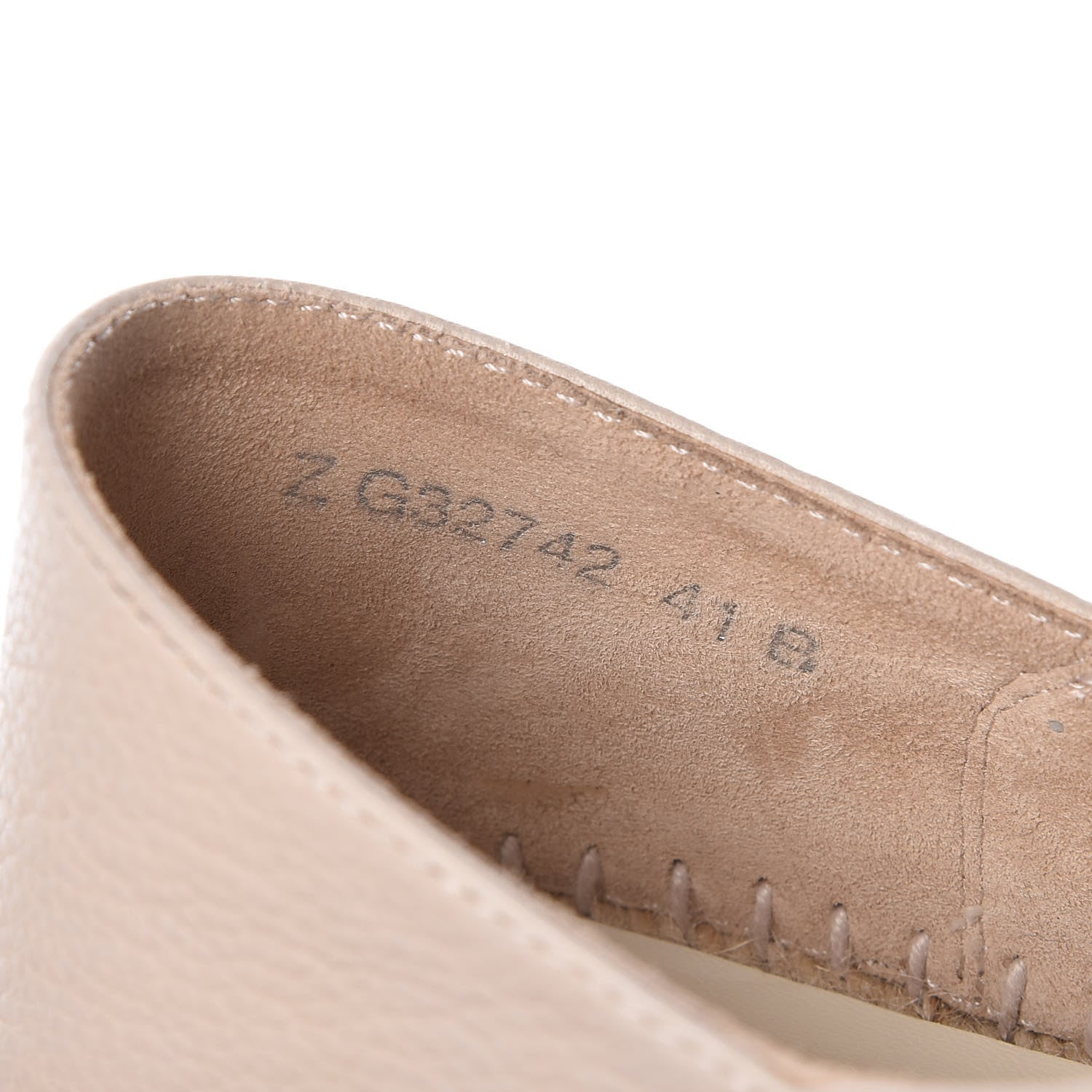 Chanel Grained Calfskin CC Espadrilles 41 Beige Black 8 of 9