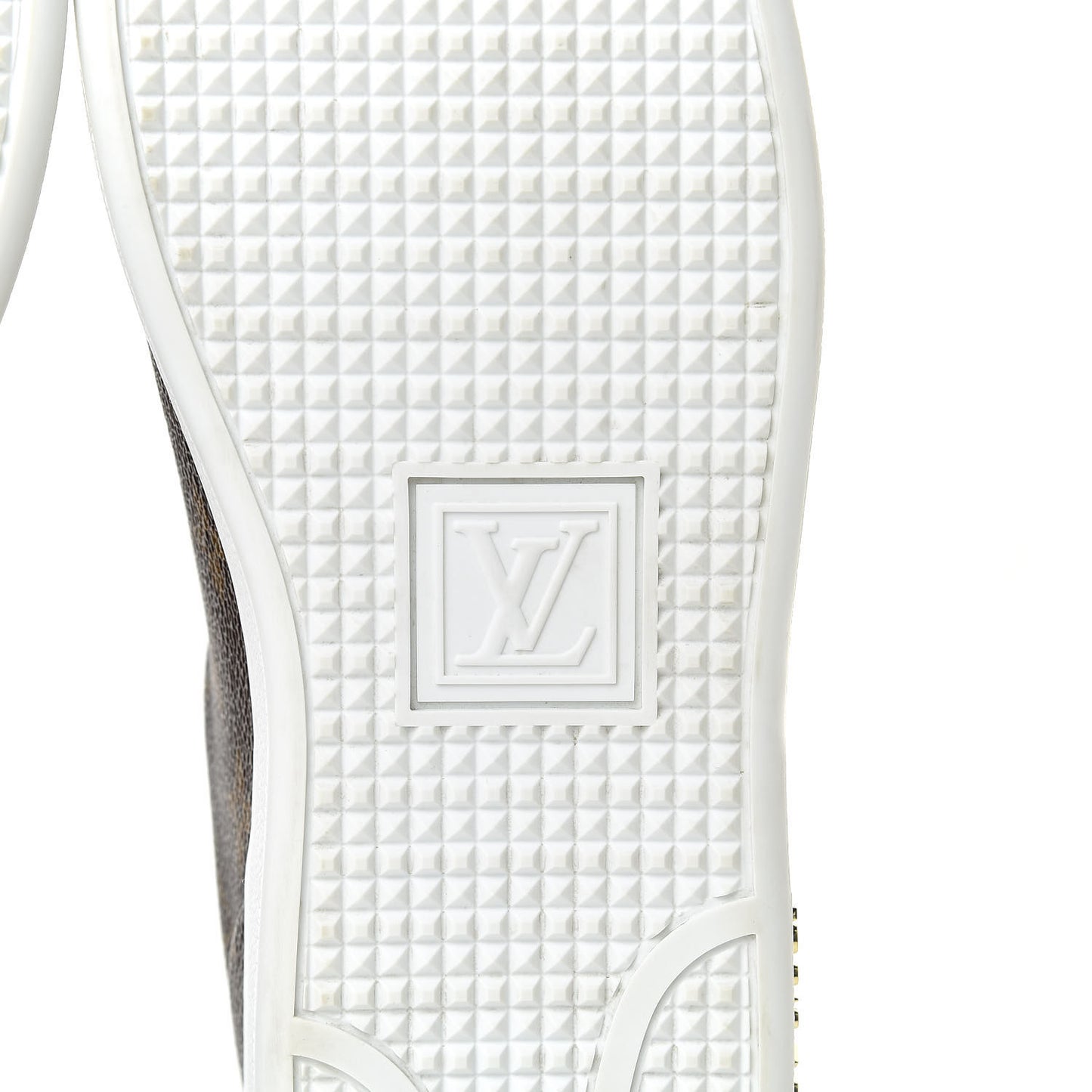 Calfskin Monogram LV Black Heart Sneakers 40 Cacao