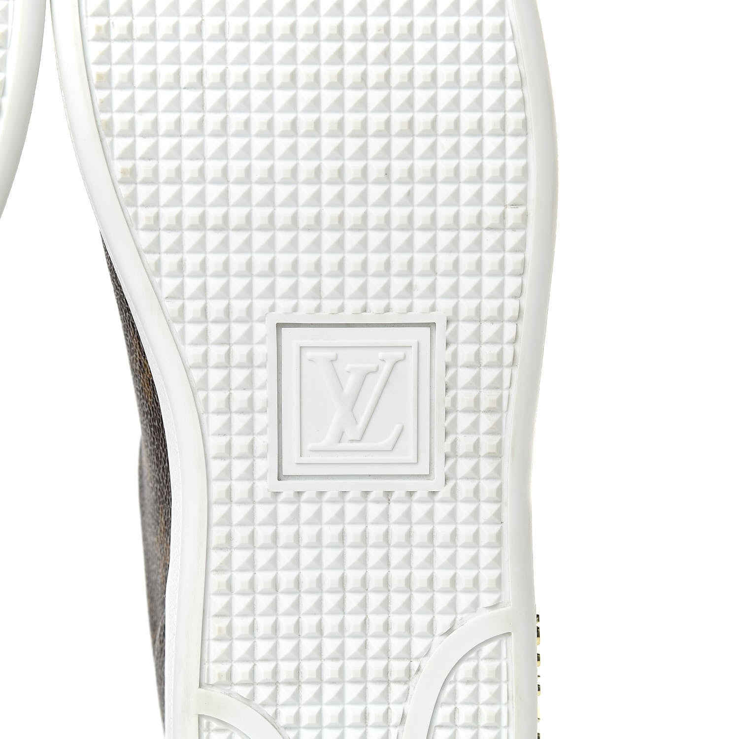 Louis Vuitton Calfskin Monogram LV Black Heart Sneakers 40 Cacao 6 of 10