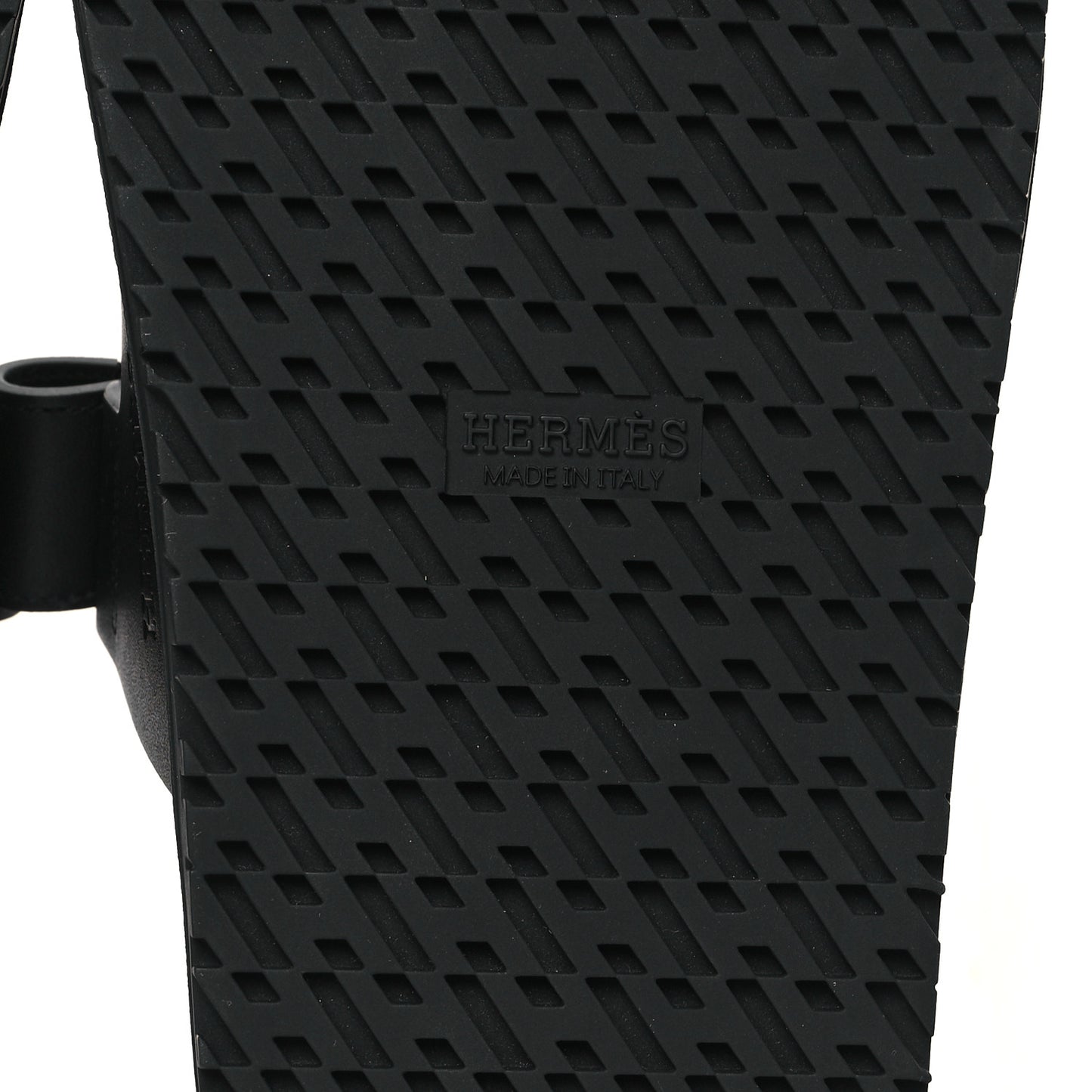Calfskin Womens Chypre Sandals 38.5 Black