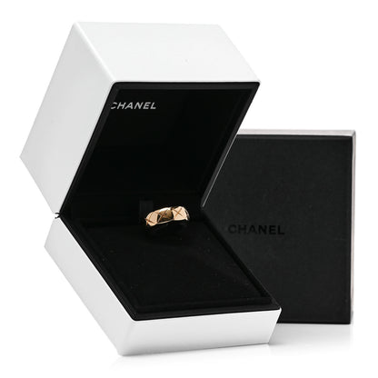 Chanel 18K Beige Gold Small Coco Crush Ring 53 6.5 6 of 6