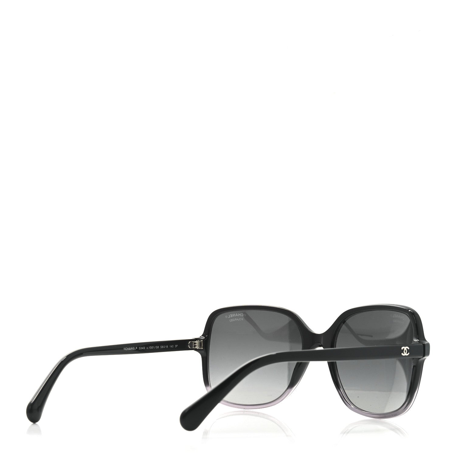 Chanel Square Summer CC Sunglasses 5349 Black 4 of 7