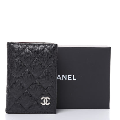 Chanel Caviar Quilted Card Holder Wallet Black 10 of 10