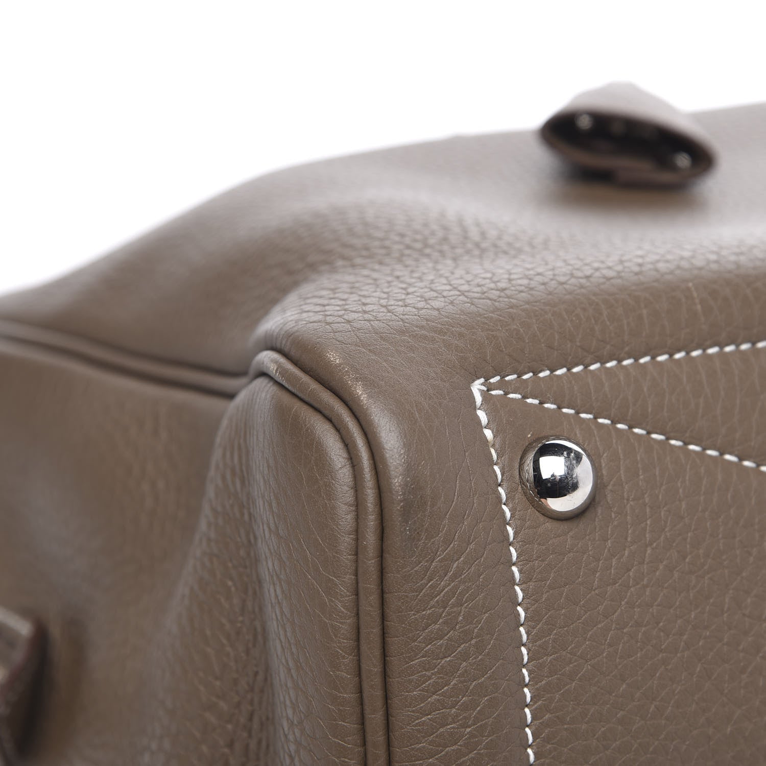 Hermes Taurillon Clemence Victoria II 35 Etoupe 10 of 14