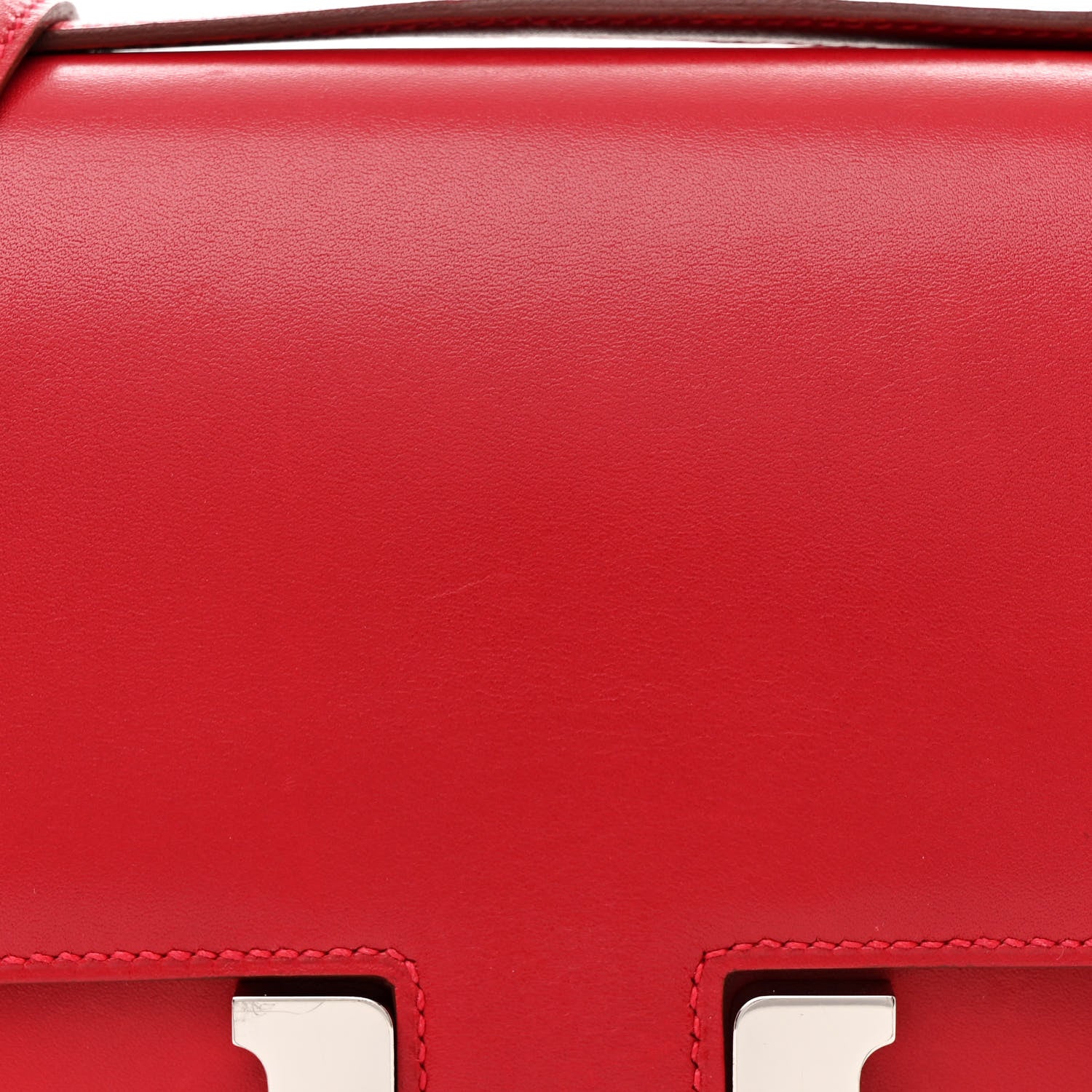 Hermes Tadelakt Constance 18 Rouge Vif 9 of 13
