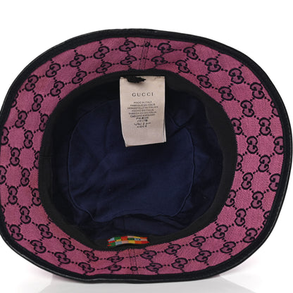 Gucci Canvas Monogram Fedora L Pink Blue 6 of 8