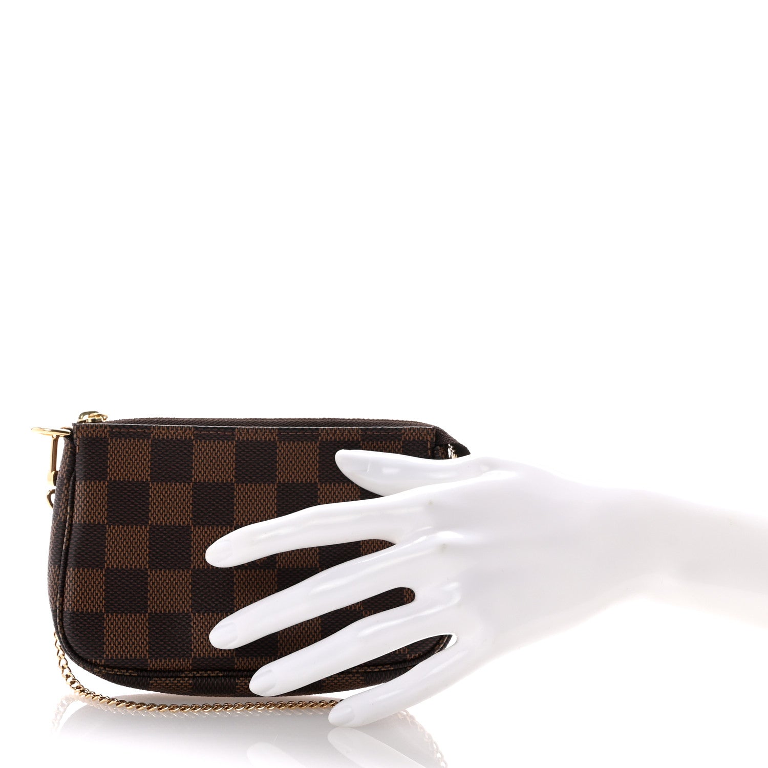 Louis Vuitton Damier Ebene Mini Pochette Accessories 2 of 8