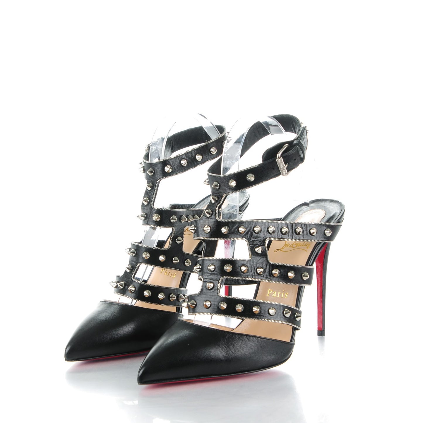 Kid Tchicaboum 100 Pumps 39.5 Black Silver