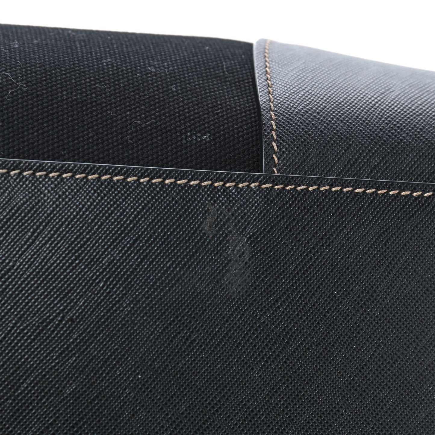 Canapa Saffiano Shoulder Bag Black