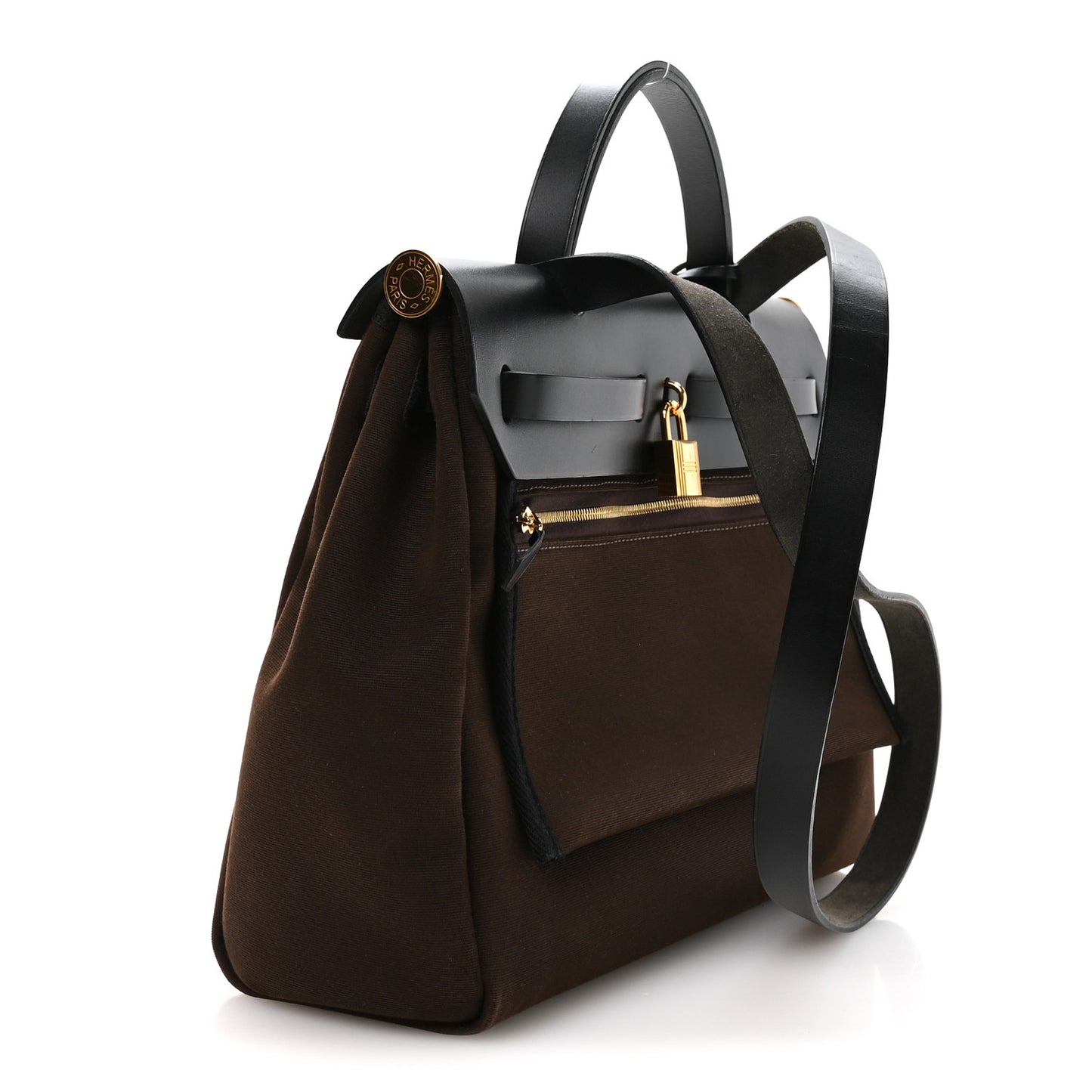 Military Toile Vache Hunter Herbag Zip Retourne 31 PM Black Ebene