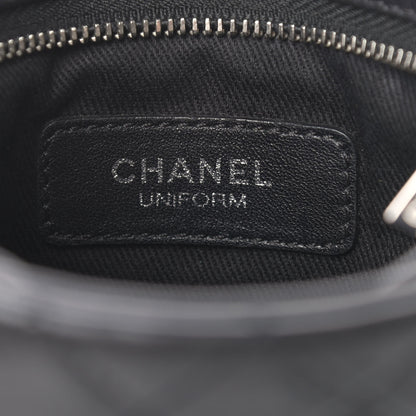 Chanel Aged Calfskin Quilted Crossbody Bag Black 7 of 13