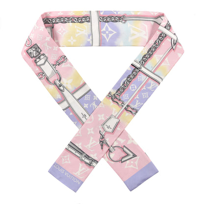 Louis Vuitton Silk Monogram Escale Confidential Bandeau Pink 1 of 3
