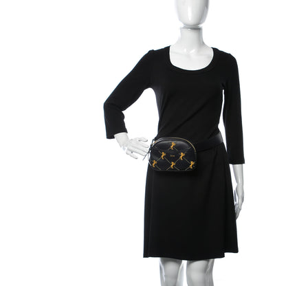 Chloe Smooth Calfskin Little Horses Embroidered Signature Belt Bag Black 2 of 8