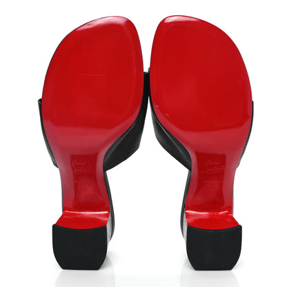 Christian Louboutin Calfskin Viberta 55 Mule 38 Black 5 of 9